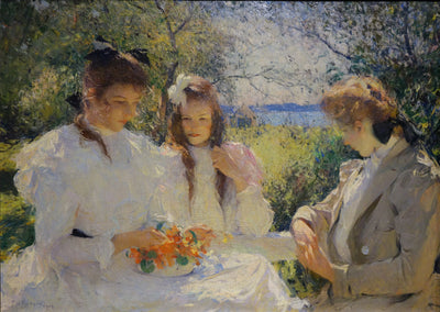 Portrait de mes filles - Frank Weston Benson - Alpha Reproduction