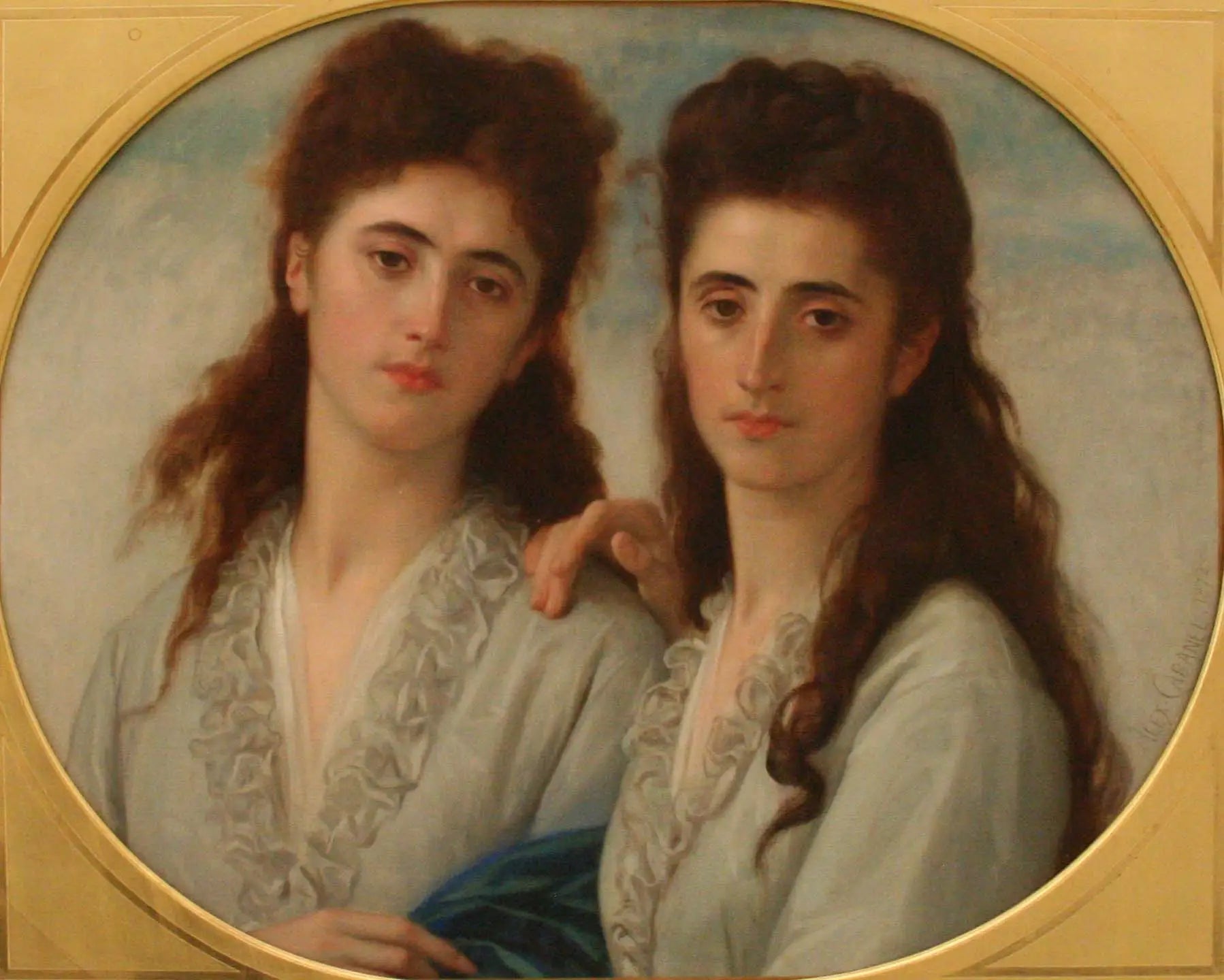 Portrait de mesdemoiselles Sophie et Berthe Cabanel - Alexandre Cabanel - Alpha Reproduction