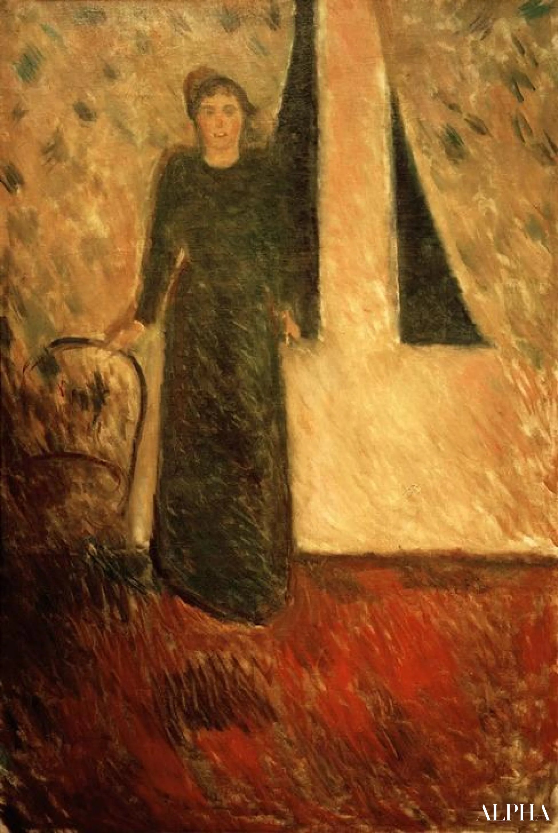 アレクサンドラ・タウロウ夫人の肖像 - エドヴァルド・ムンク - 高級絵画および絵画の複製