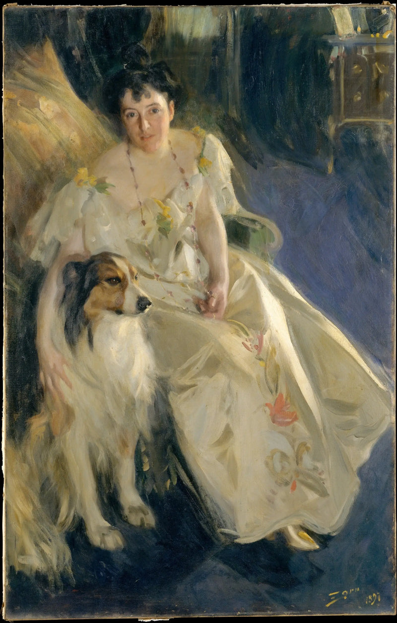 バクーン夫人の肖像 - アンダース・ゾーン

Source:
Portrait de Mme Bacon - Anders Zorn