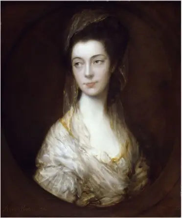 クリストファー・ホートン夫人（1743-1808）、カンバーラ公爵夫人の肖像 - トマス・ゲインズバラ