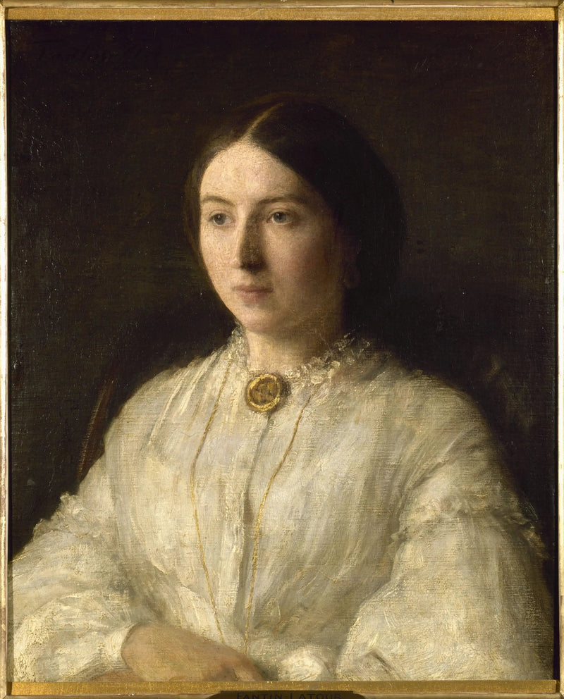 エドウィン・エドワーズ夫人の肖像 - アンリ・ファンタン＝ラトゥール

Source:
Portrait de Mme Edwin Edwards - Henri Fantin-Latour