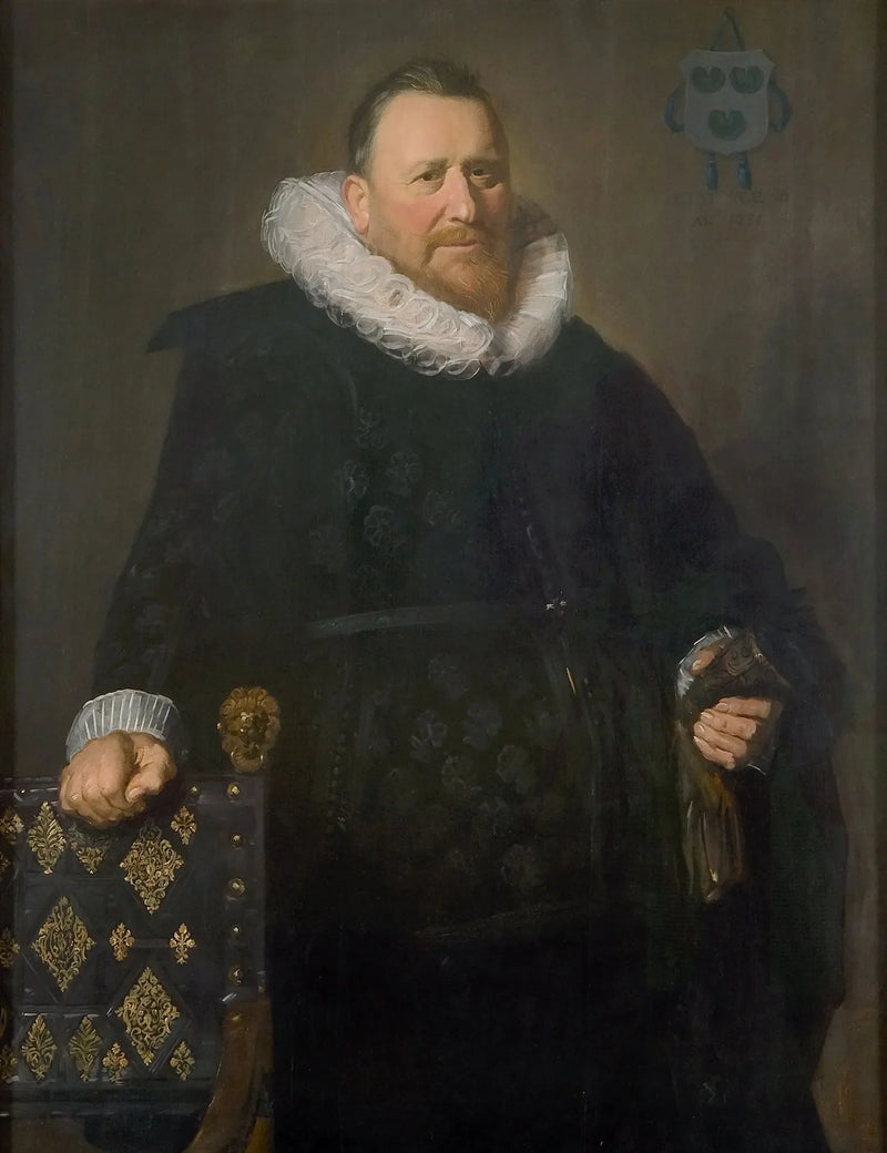 ニコラス・ヴァン・デル・メール（1574年 - ）の肖像画 - フランス・ハルス

Source:
Portrait de Nicolas van der Meer (1574- ) - Frans Hals