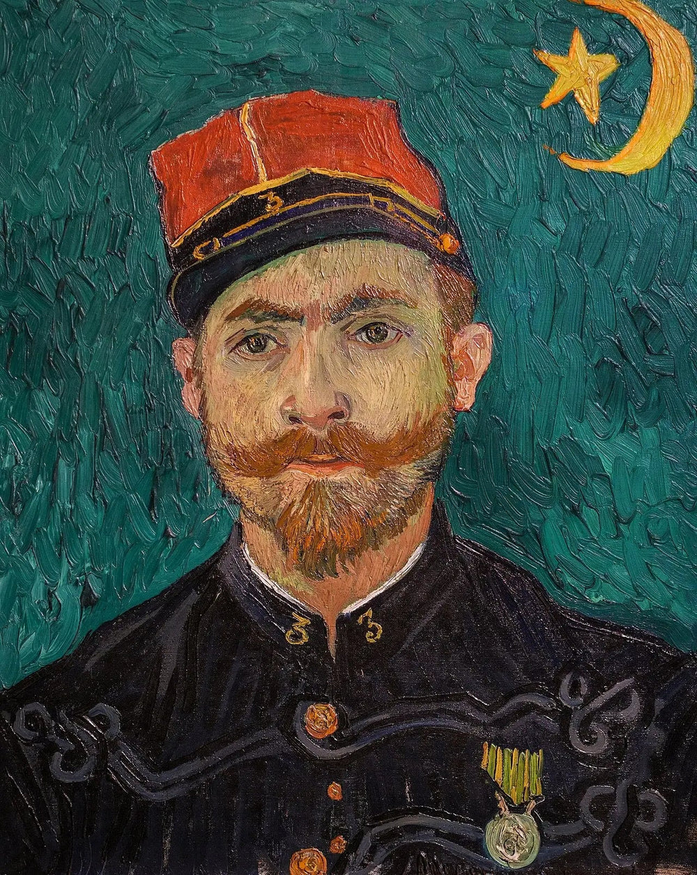 Portrait de Paul-Eugène Milliet - Vincent van Gogh image 1 copie peinte à la main à l’huile