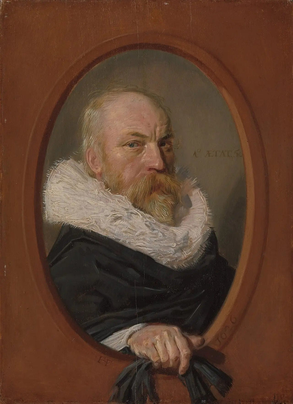 Portrait de Petrus Scriverius (1576-1660) - Frans Hals image 1 copie peinte à la main à l’huile