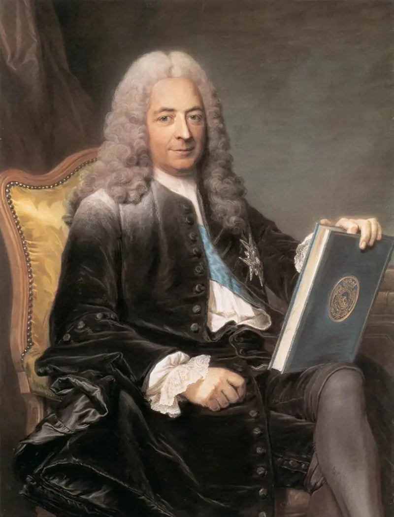 フィリベール・オリー（1689-1747）の肖像 - モーリス＝カンタン・ド・ラ・トゥール