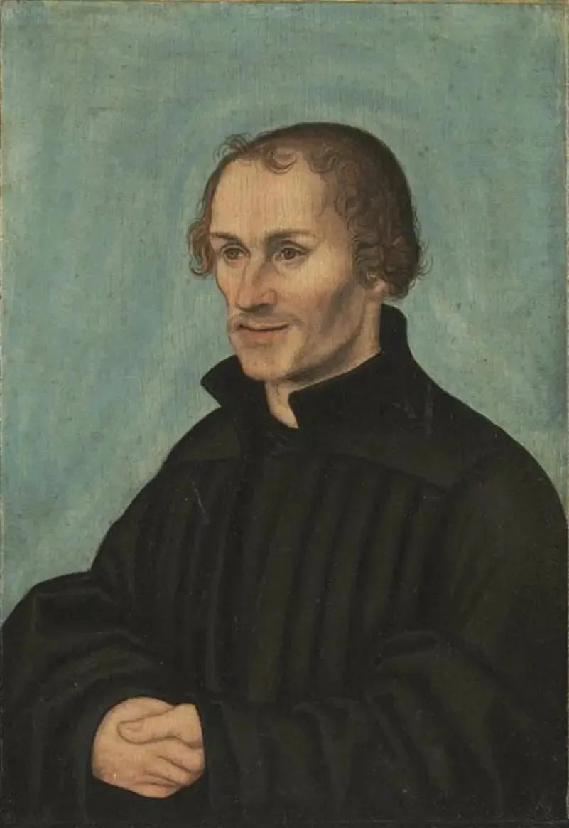 Portrait de Philipp Mélanchthon - Lucas Cranach the Elder image 1 reproduction réalisée par Alpha Reproduction
