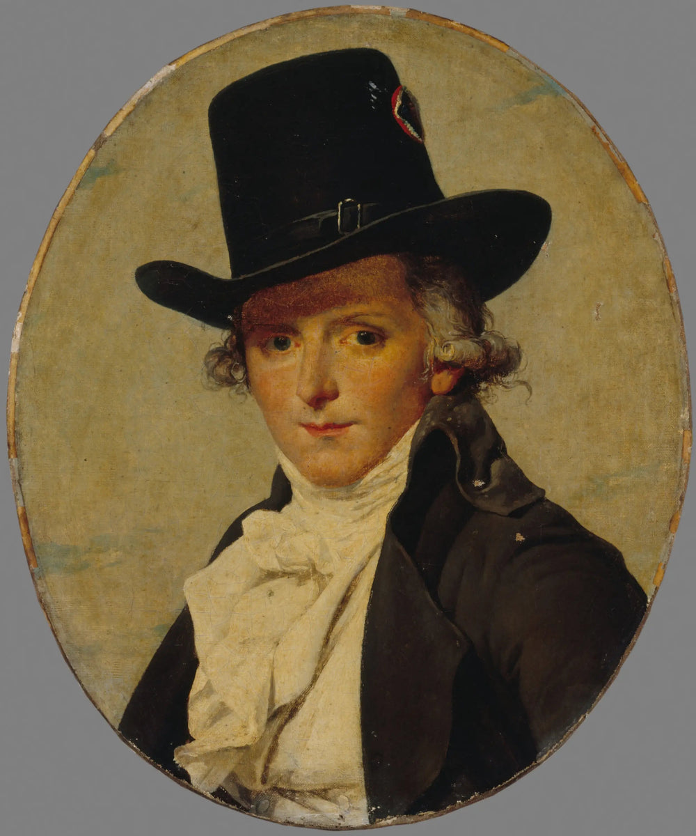 Portrait de Pierre Sériziat (1757-1847), beau-frère de David - Jacques-Louis David image 1 reproduction d’œuvre d’art à l’huile