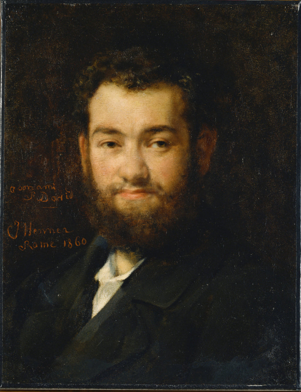 Portrait de Samuel David, compositeur de musique - Jean-Jacques Henner image 1 copie de tableau peinte à la main