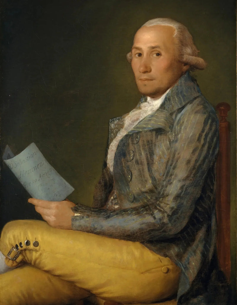 セバスティアン・マルティネス・イ・ペレスの肖像 - フランシスコ・デ・ゴヤ