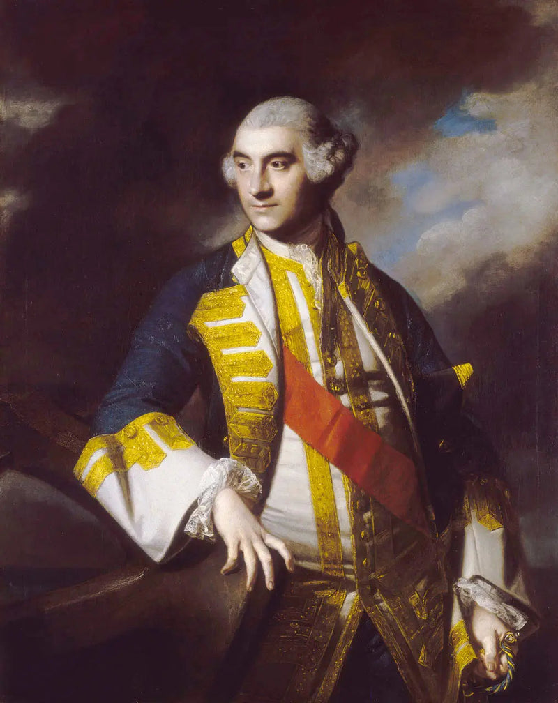 サー・チャールズ・サンダース（約1715-1775）の肖像 - ジョシュア・レイノルズ