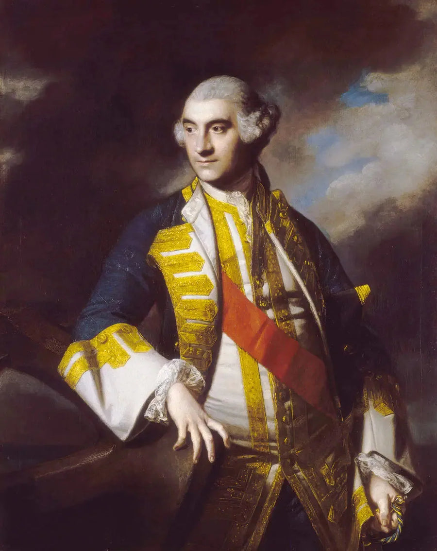 サー・チャールズ・サンダース（約1715-1775）の肖像 - ジョシュア・レイノルズ