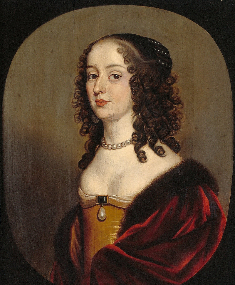 ソフィー・ヴァン・デ・パルツ（1630-1714）の肖像画、エルンスト・オーガスト1世ハノーファー選帝侯の妻 - ゲリット・ヴァン・ホントホルスト