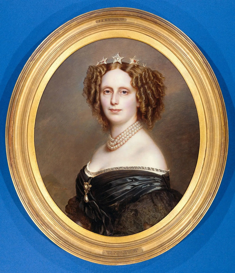 肖像画：ソフィー・ファン・ヴュルテンベルク（1818-1877） - フランツ・ザヴェル・ウィンターハルター
