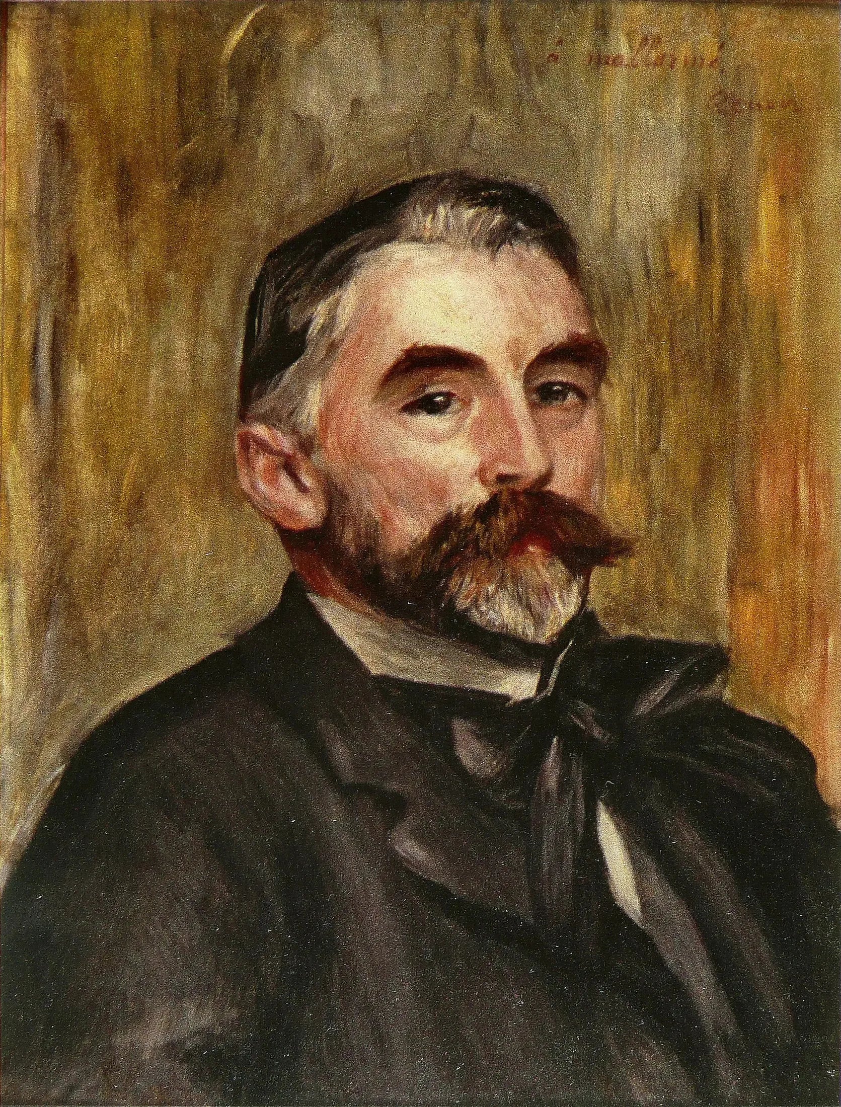 Portrait de Stéphane Mallarmé - Pierre-Auguste Renoir image 1 tableau peint à l’huile sur toile
