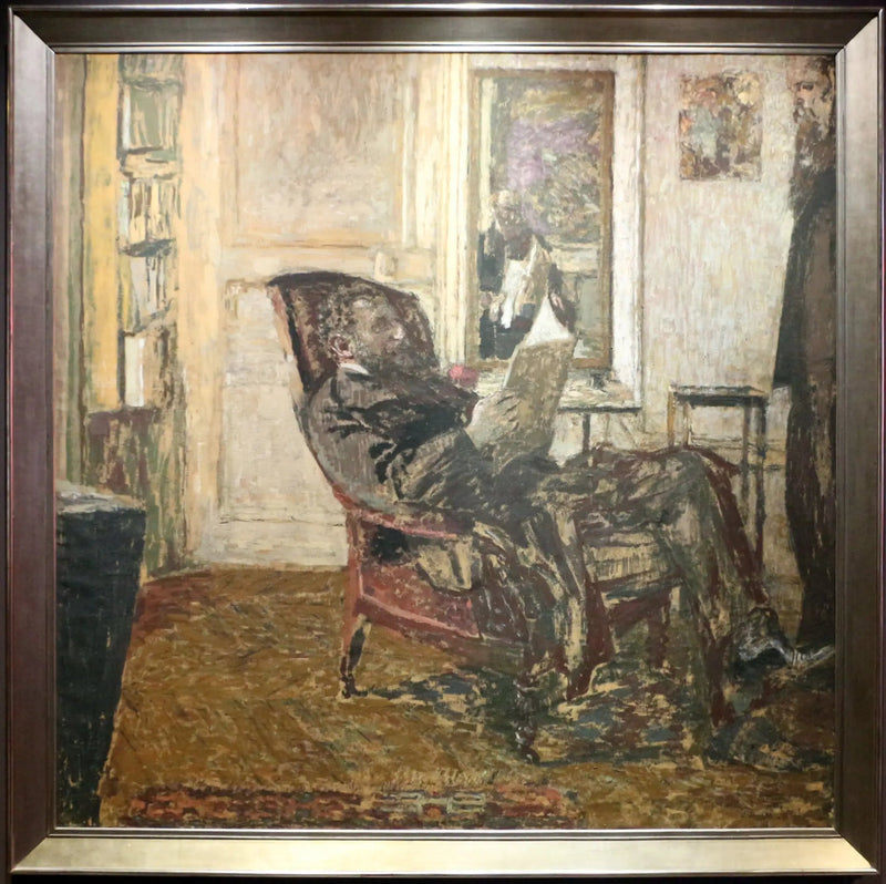タデー・ナタンソンの肖像画、椅子に座る - エドゥアール・ヴィヤール