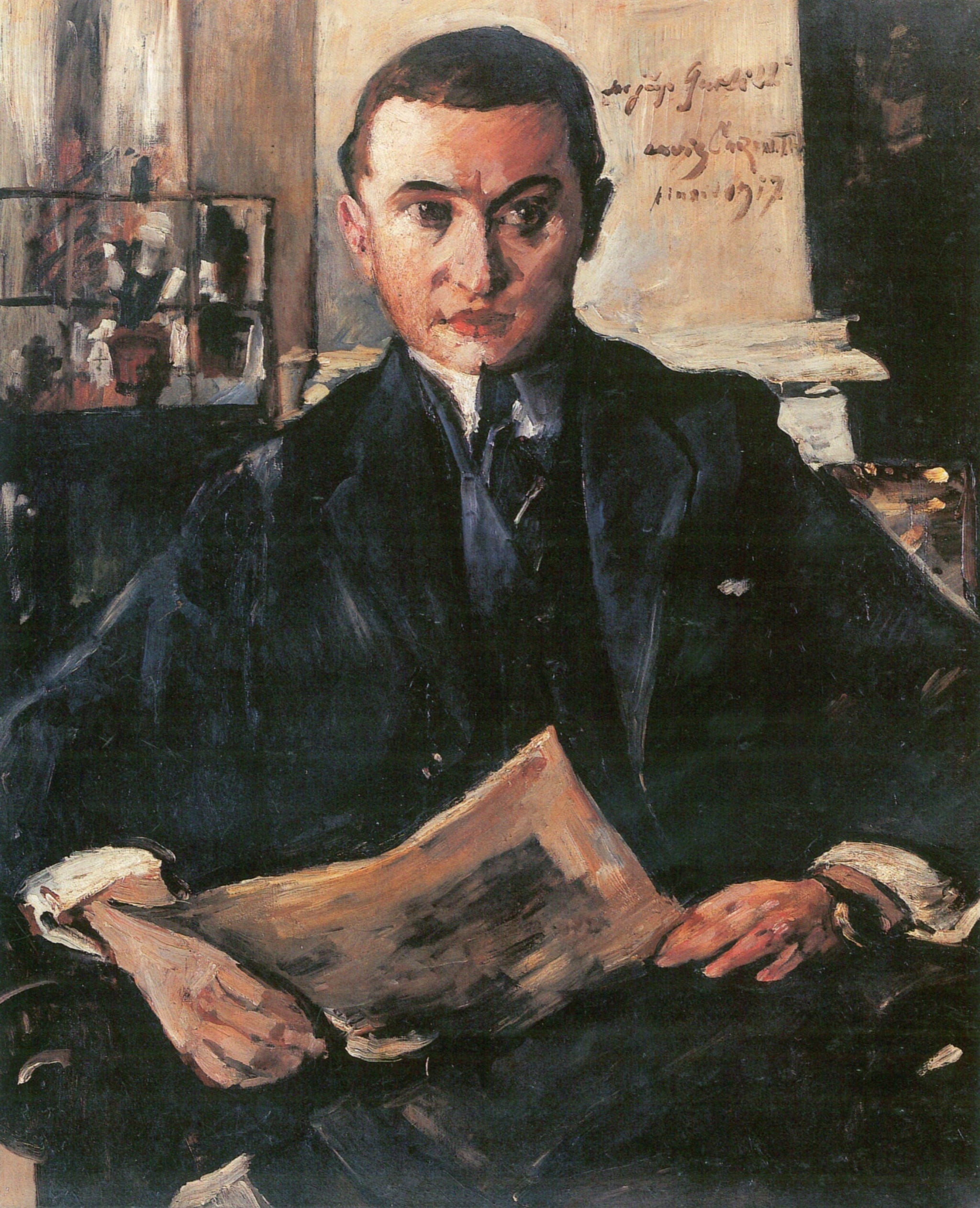 Portrait de Wolfgang Gurlitt - Lovis Corinth image 1 reproduction de peinture à l’huile