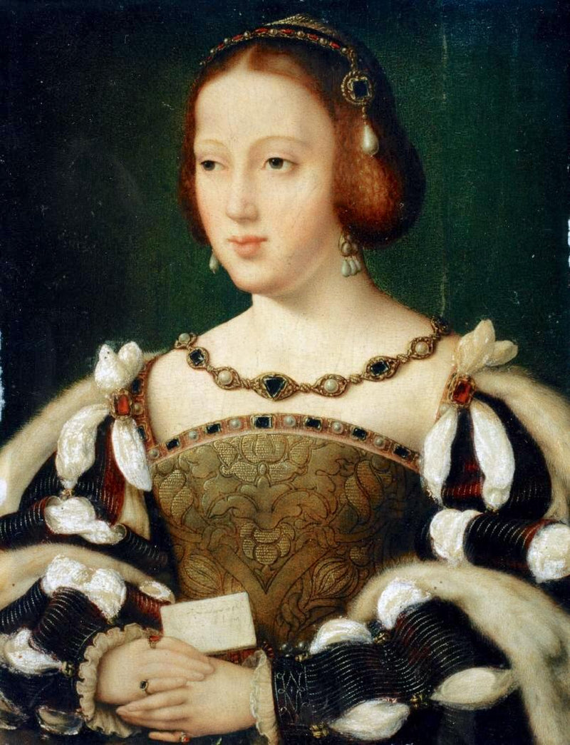 フランス王妃エレオノールの肖像 - ヨース・ファン・クレーフ