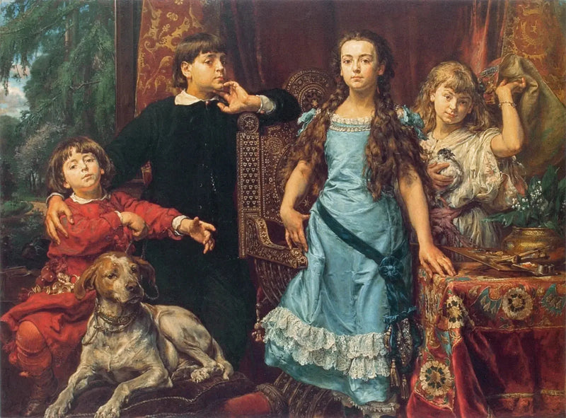 アーティストの四人の子供たちの肖像 - ヤン・マテイコ

Source:
Portrait des quatre enfants de l'artiste - Jan Matejko
