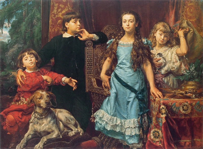 アーティストの四人の子供たちの肖像 - ヤン・マテイコ

Source:
Portrait des quatre enfants de l'artiste - Jan Matejko