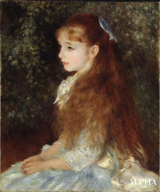 Portrait d'Irène Cahen d'Anvers - Pierre-Auguste Renoir - Reproductions de tableaux et peintures haut de gamme