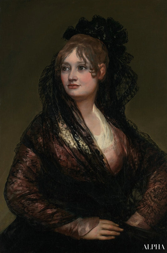 Portrait d'Isabelle Porcel - Francisco de Goya - Reproductions de tableaux et peintures haut de gamme