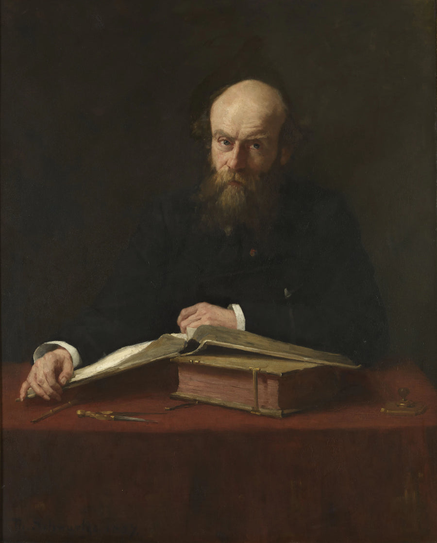 Portrait du Dr P.J.H. Cuypers (1827-1921) - Thérèse Schwartze