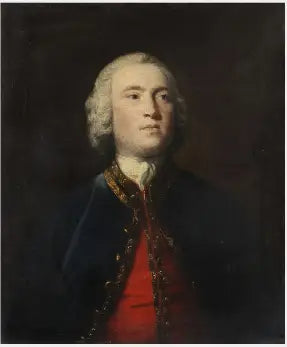 Portrait du capitaine George Edgcumbe, futur 1er comte de Mount-Edgcumbe (1720-1795) - Joshua Reynolds image 1 tableau peint à l’huile sur toile