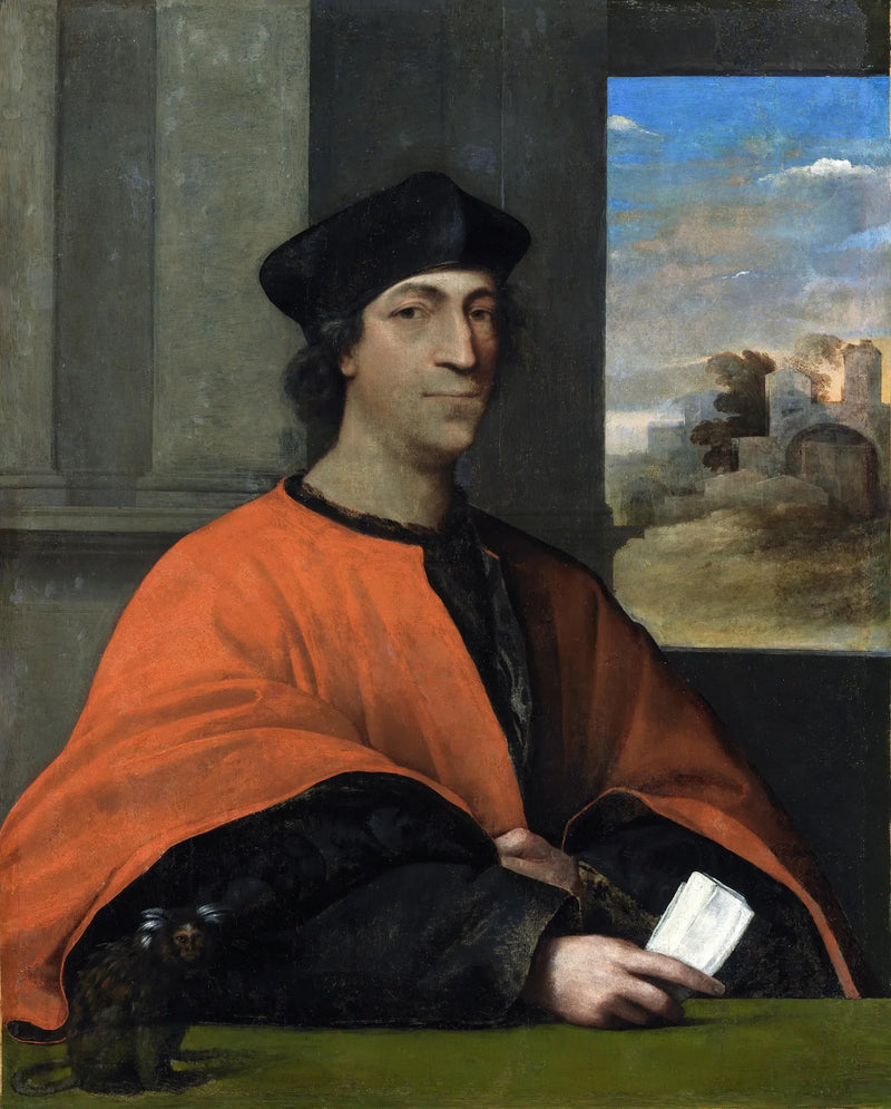 枢機卿アントニオ・チョッキ・デル・モンテ（1461-1533）の肖像 - セバスティアーノ・デル・ピオンボ