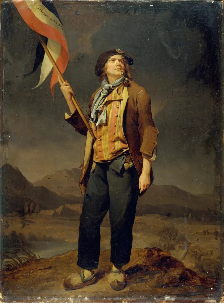 PORTRAIT_DU_CHANTEUR_SIMON_CHENARD_1758_1832_EN_COSTUME_DE_SANS_CULOTTE_PORTANT_UN_DRAPEAU_LA_F_TE_DE_LA_LIBERT_DE_LA_SAVOIE_LE_14_OCTOBRE_1792_50x60