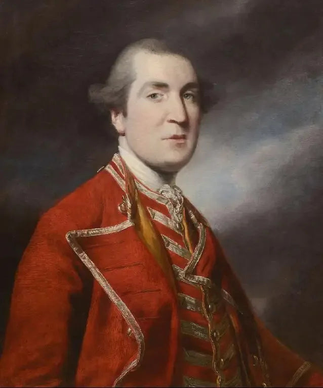 アレン五代目ヴィクトム、ジョシュア（1728-1816）の肖像画 ロード・リテンANTの制服を着たジョシュア・レイノルズ