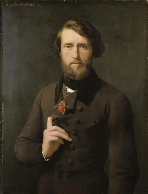 フェリックス・ダルジュゾン伯爵（1800-1874）の肖像 - イポリット・フランドラン