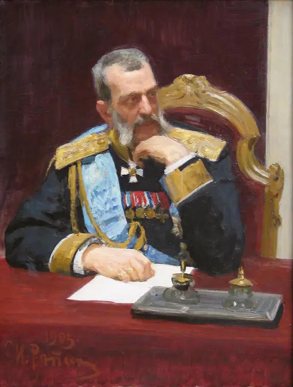 ヴラジーミル・アレクサンドロヴィチ大公の肖像 - イリヤ・レーピン

Source:
Portrait du grand-duc Vladimir Alexandrovitch - Ilya Repin