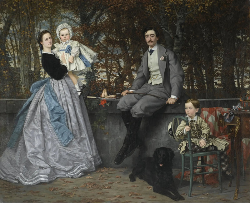 ミラモン侯爵と侯爵夫人と彼らの子供たちの肖像 - ジェームズ・ティソ

Source:
Portrait du marquis et de la marquise de Miramon et de leurs enfants - James Tissot