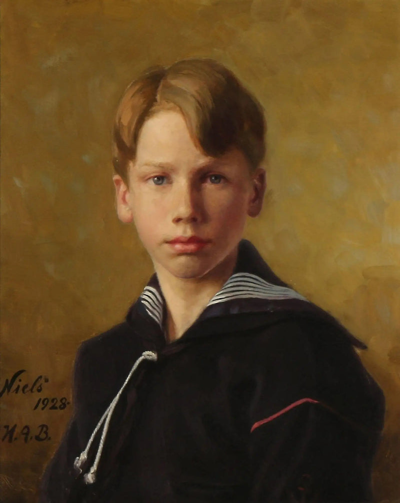 アーティストの甥、ニルスの肖像 - H. A. Brendekilde

Source:
Portrait du neveu de l'artiste, Nils - H. A. Brendekilde