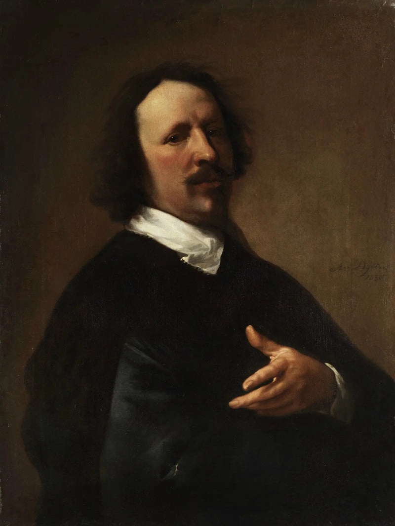 画家カスパー・ド・クレール（1584年 - 1669年）の肖像画

Source:
Portrait du peintre Caspar de Crayer (1584 - 1669). - Antoine van Dyck