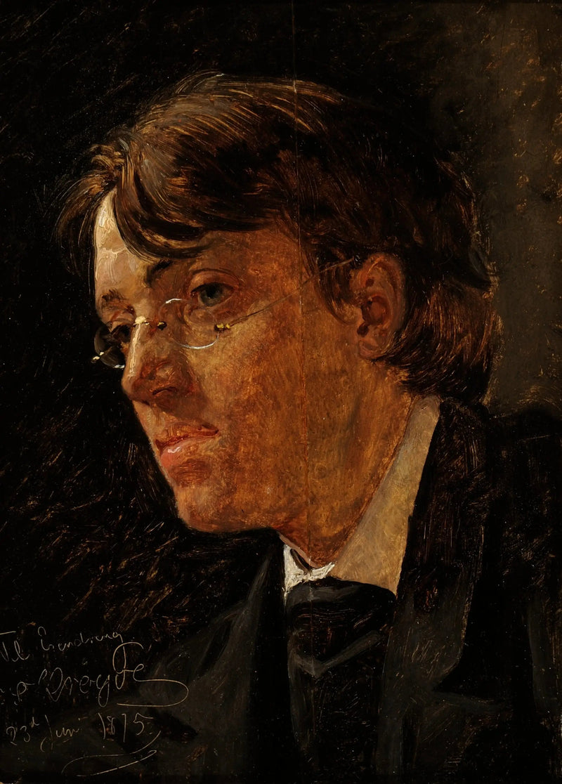 ノルウェーの画家エイリフ・ピーターセンの肖像画 - ペダー・セヴェリン・クローイェ