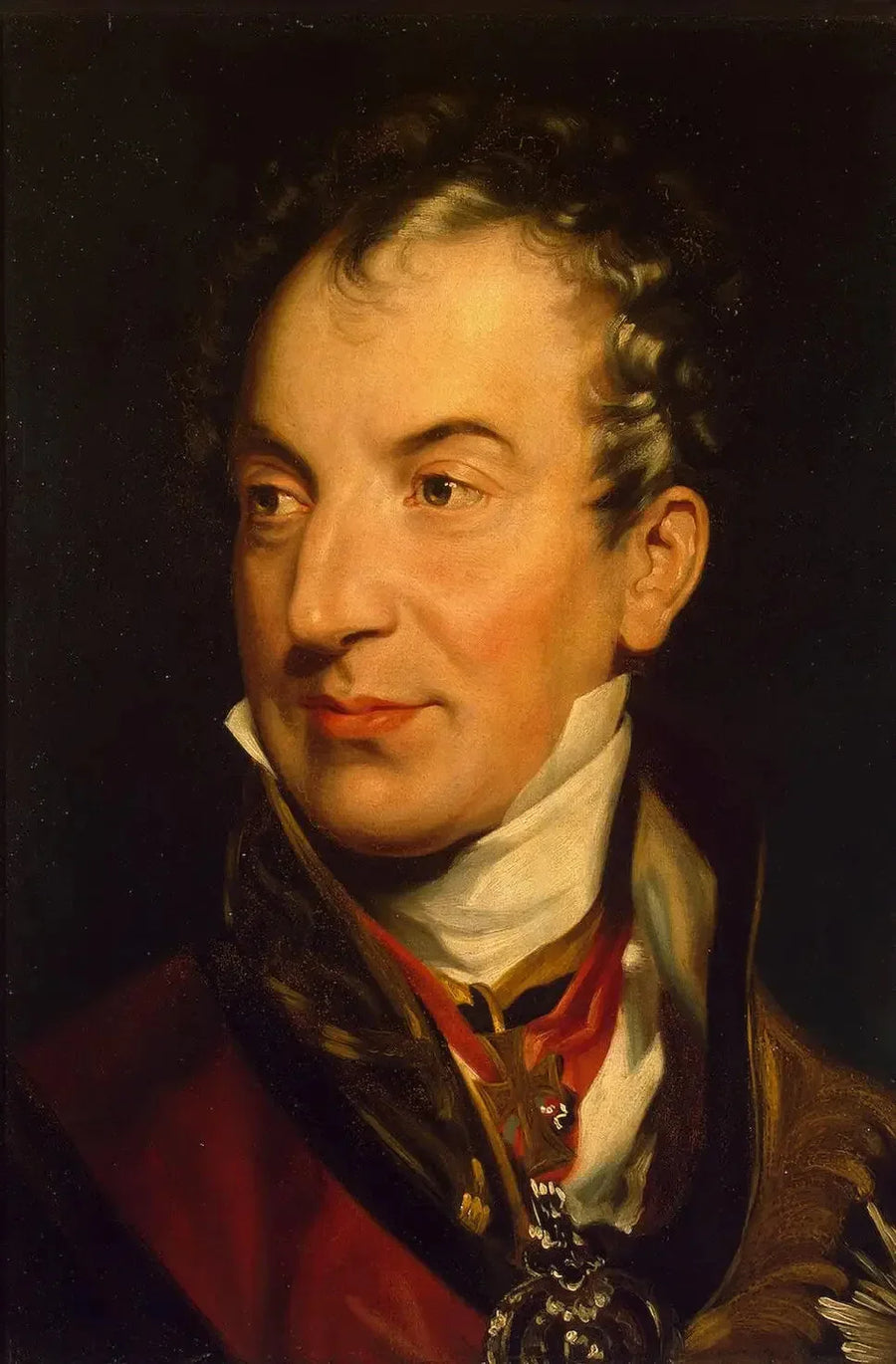 メッテルニヒ公クレメンス・ヴェンツェル・ロタール・フォン・メッテルニヒ（1773-1859）の肖像 - トーマス・ローレンス