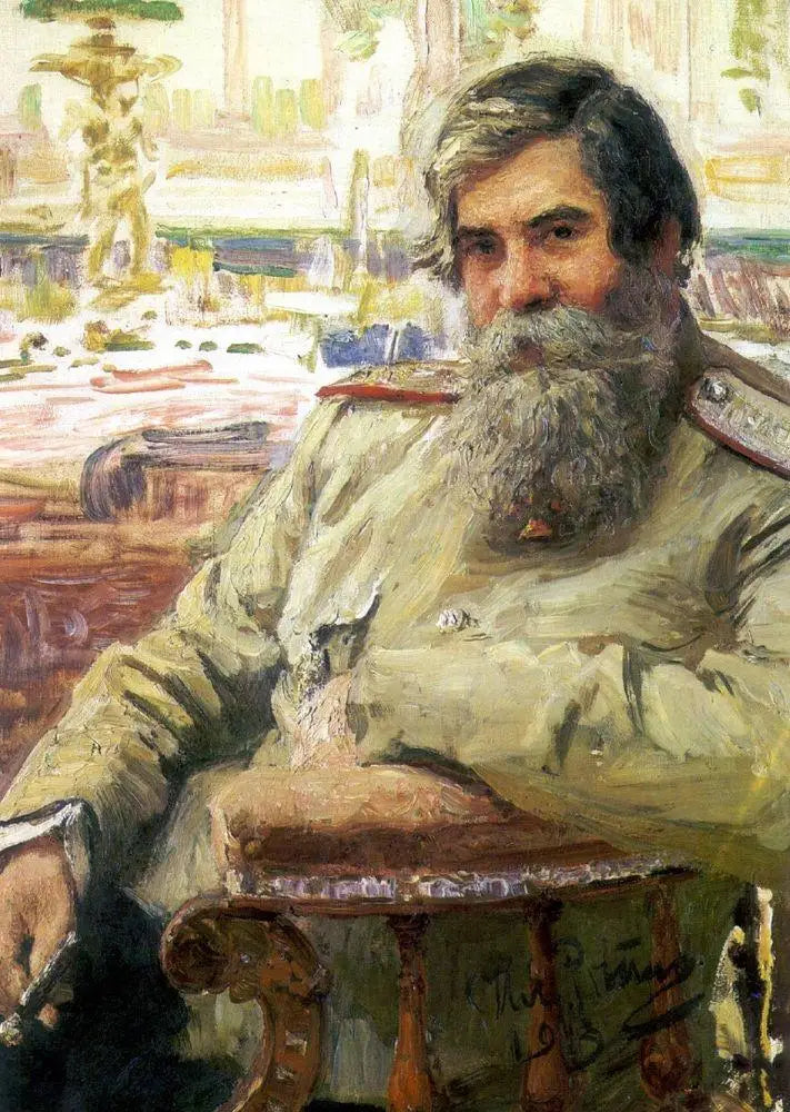 精神科医および神経学者V. M. ベフテリエフの肖像（1913年） - イリヤ・レーピン

Source:
Portrait du psychiatre et neurologue V. M. Bekhterev (1913) - Ilya Repin