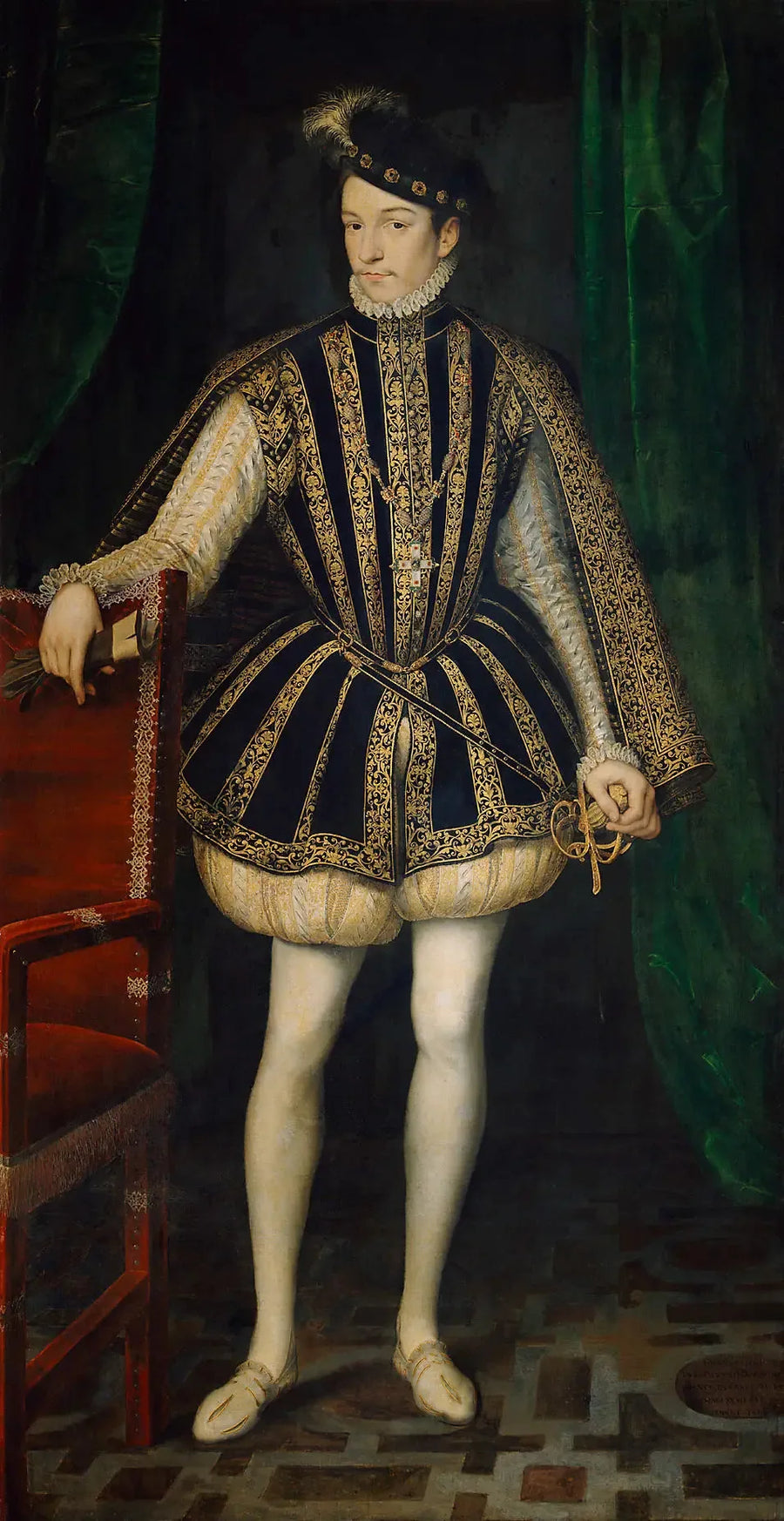 フランスのシャルル9世王の肖像 - フランソワ・クルーエ

Source:
Portrait du roi Charles IX de France - François Clouet