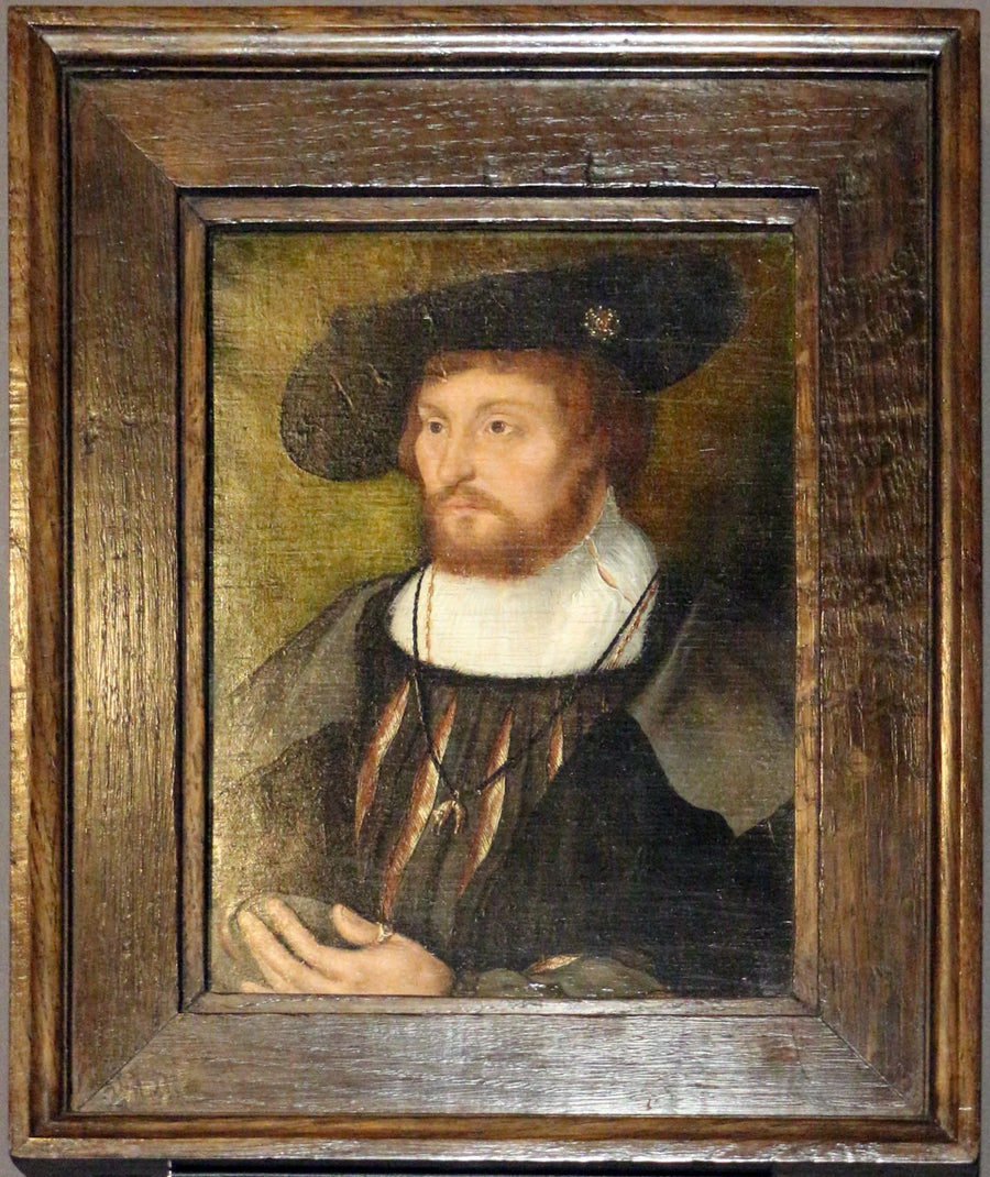 デンマーク王クリスチャン2世（1481-1559）の肖像 - ユース・ファン・クレーフ