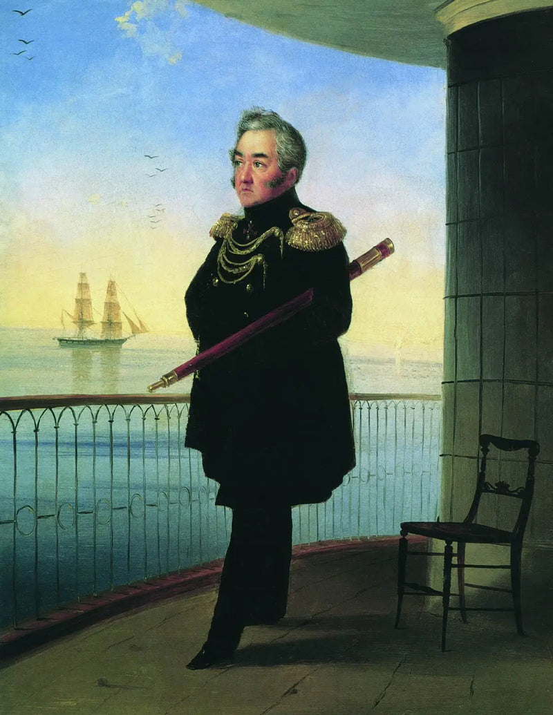 マイナール・M.P. Lazarevの肖像画 - イワン・アイヴァゾフスキー

Source:
Portrait du vice-amiral M.P. Lazarev - Ivan Aïvazovski