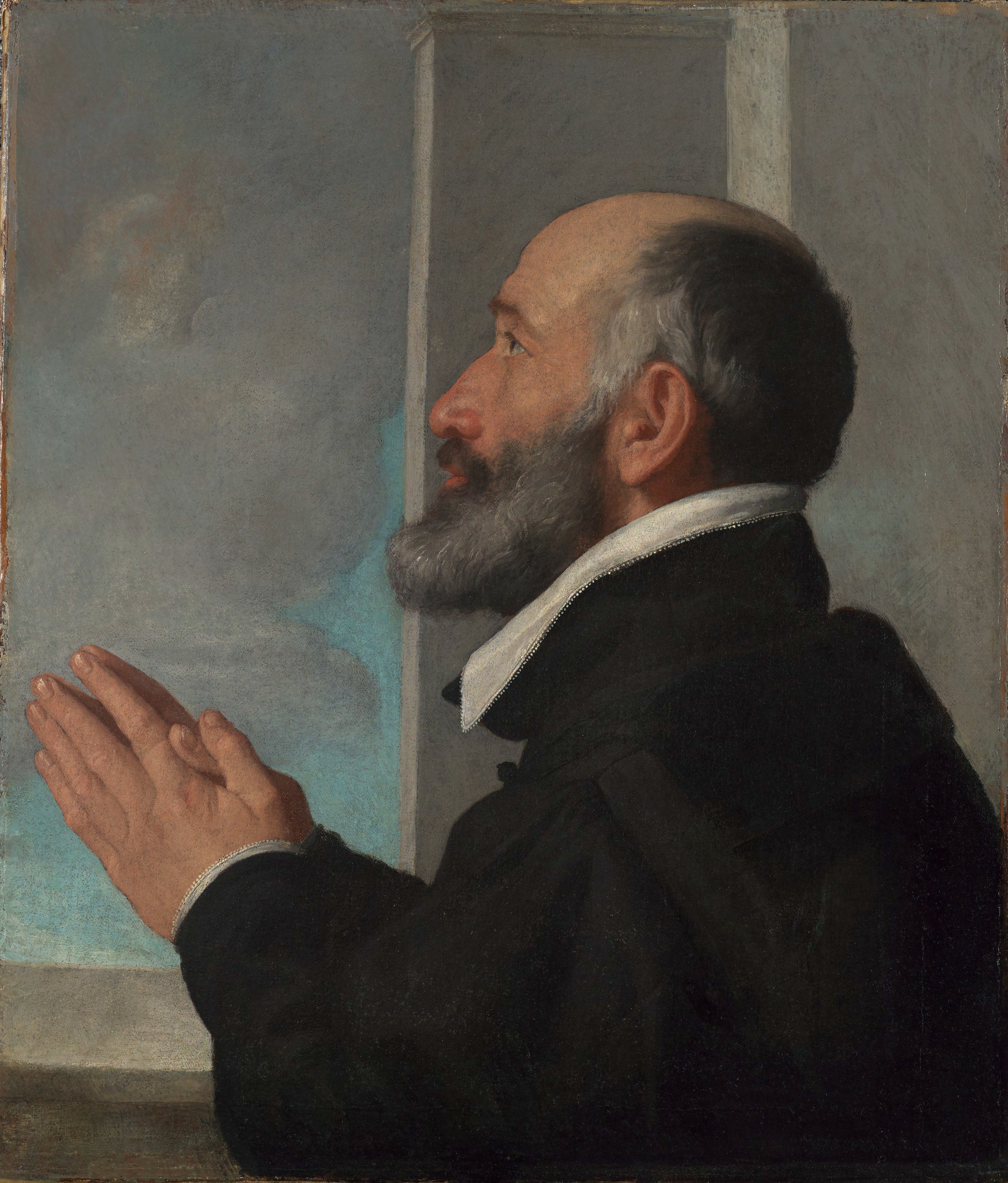 Portrait d’un donateur - Giovanni Battista Moroni - Alpha Reproduction