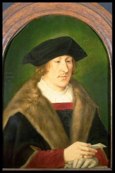 Portrait d’un homme tenant une lettre à la main - Quentin Metsys - Alpha Reproduction