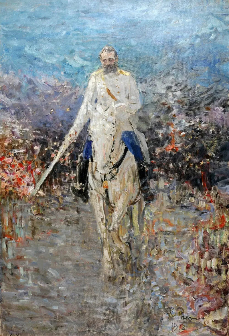 アレクサンドル2世の騎馬肖像画 - イリヤ・レーピン

Source:
Portrait équestre d'Alexandre II - Ilya Repin