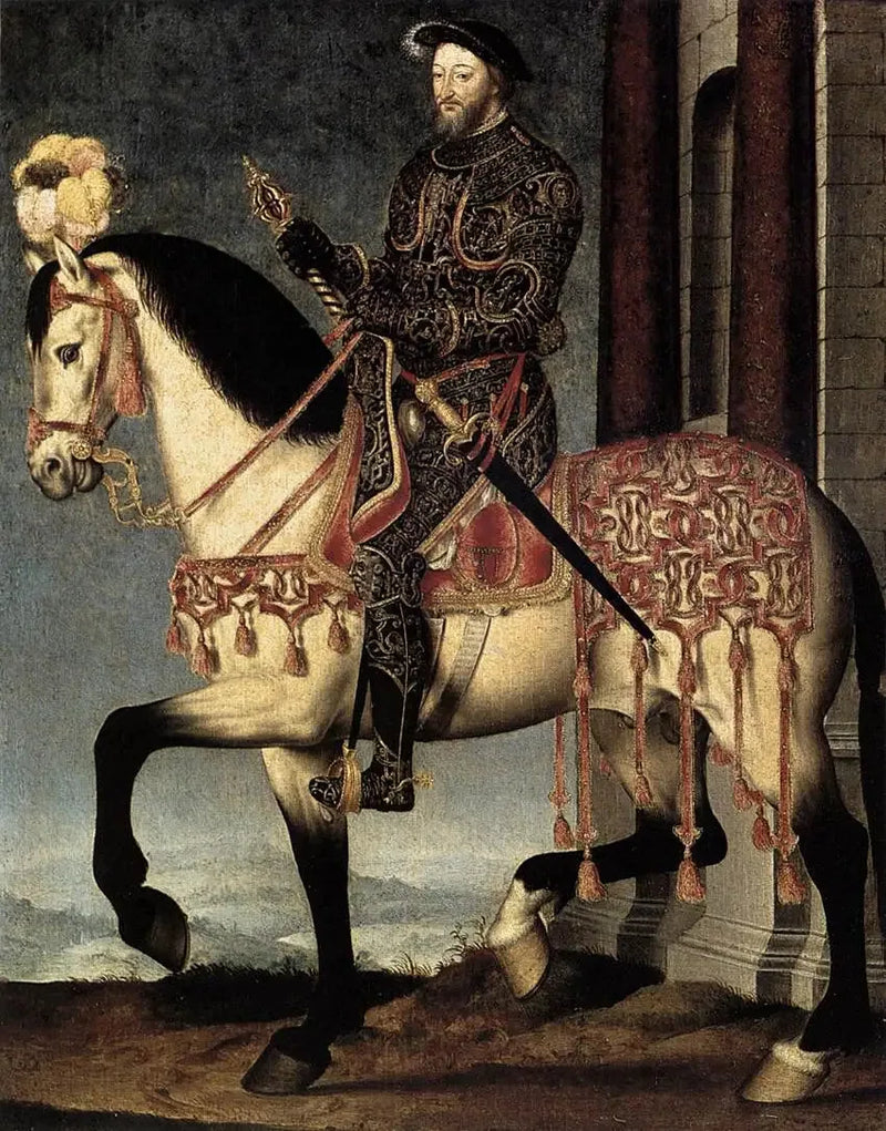 フランソワ1世の騎馬肖像画 - フランソワ・クルエ

Source:
Portrait équestre de François Ier - François Clouet