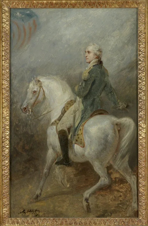 ジョージ・ワシントンの馬上肖像画 - アリー・シェファー