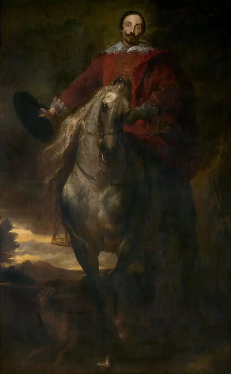 コルネリス・ド・ウェール画家の騎馬肖像画 - アントワーヌ・ヴァン・ダイク

Source:
Portrait équestre du peintre Cornelis de Wael - Antoine van Dyck