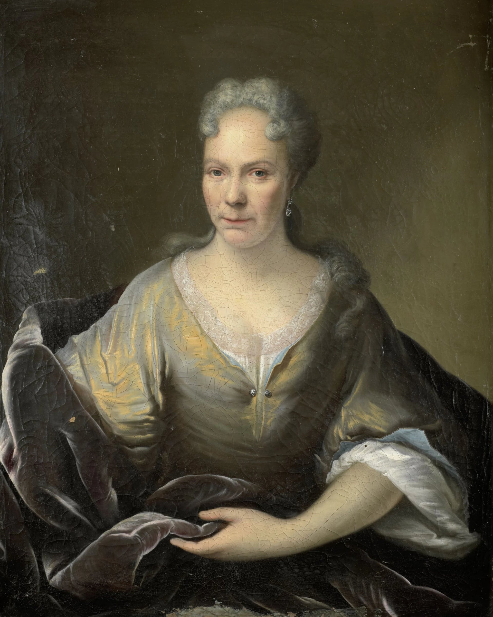 Portrait d'une femme. - Artiste inconnu du Rijksmuseum