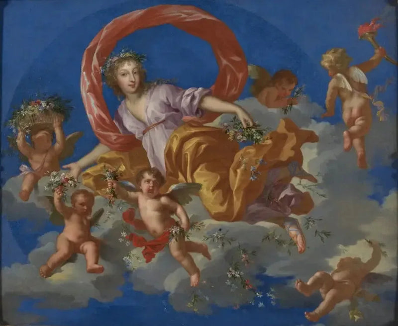 ヘンリエッテ・オルレアン公爵夫人（1644-1670）の歴史的肖像画 - ジャン・ノクレ